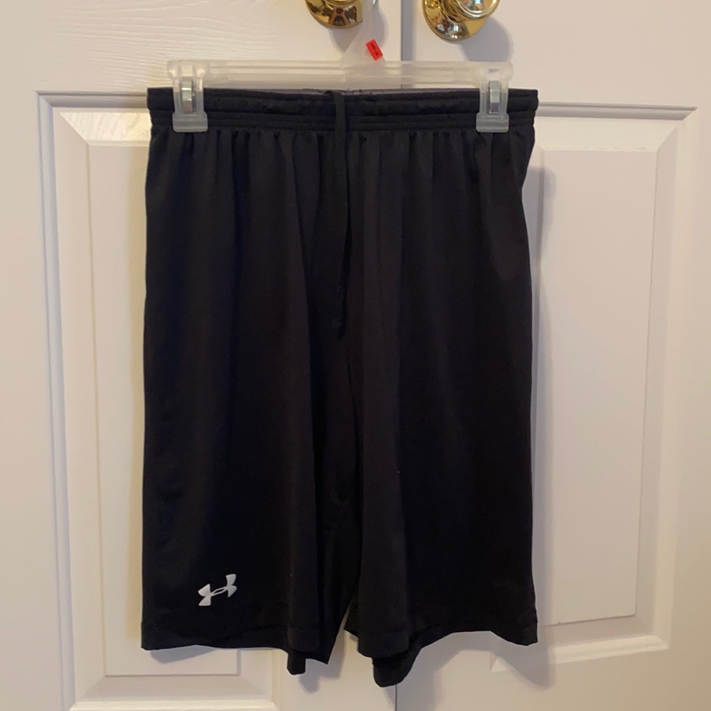 Black Under Armour athletic shorts